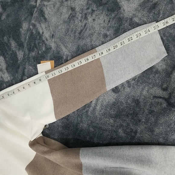 Cyrus Women's Cardigan Size L Cream Tan Gray - Picture 10 of 11